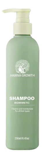 Bouteille de Shampooing hydratant biomimétique de 250ml, conçue pour hydrater tous types de cheveux.