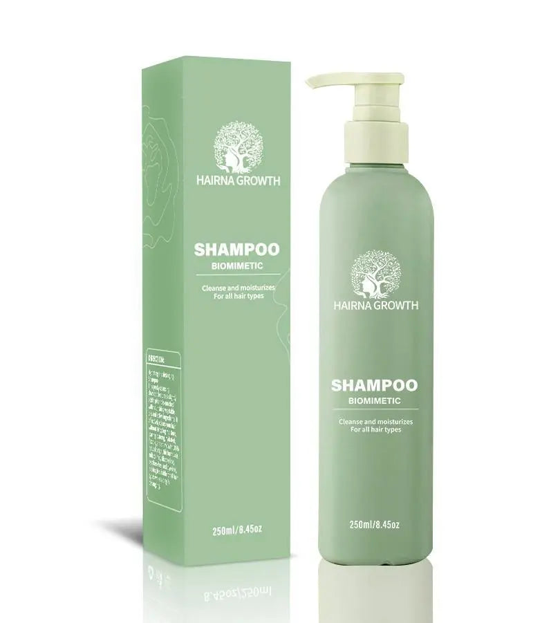 Bouteille de Shampooing hydratant biomimétique de 250ml, conçue pour hydrater tous types de cheveux.