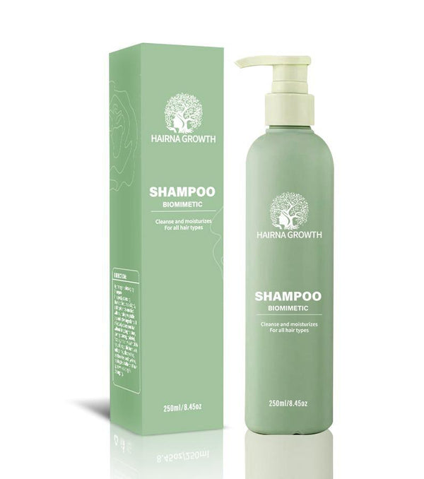Bouteille de Shampooing hydratant biomimétique de 250ml, conçue pour hydrater tous types de cheveux.